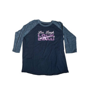 Shield Republic Women's "Live Laugh Lock & Load" top/shirt. Size 2XL. USA!